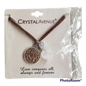 NEW Crystal Ave Love Conquers All necklace NIB